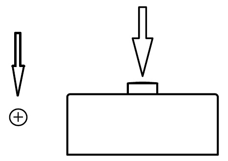 Tipo compacto da compressão da pilha de carga do calibre de tensão do teste 20kg do perfil baixo