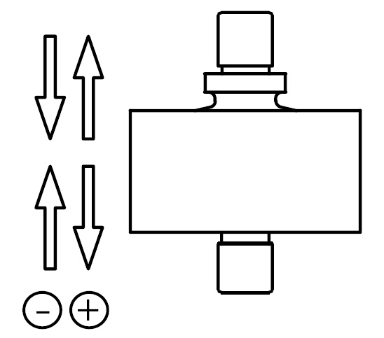 Único tipo da compressão da pilha de carga da tensão do calibre de tensão com peso do indicador