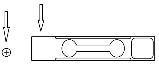 Única pilha de carga de alumínio da precisão alta de pilha de carga do feixe da paralela da pilha de carga do ponto